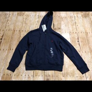Polo Ralph Lauren Boys small zip up hoodie 8